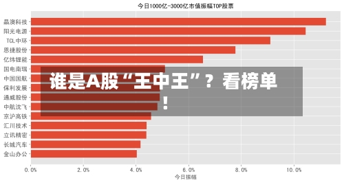 谁是A股“王中王”？看榜单！-第3张图片
