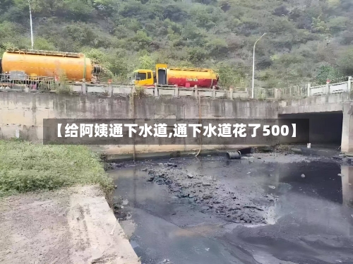 【给阿姨通下水道,通下水道花了500】