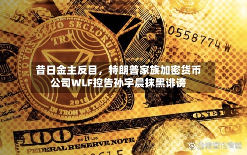 昔日金主反目，特朗普家族加密货币公司WLF控告孙宇晨抹黑诽谤-第2张图片
