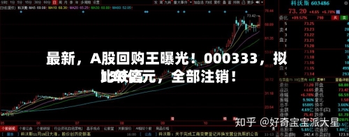 最新，A股回购王曝光！000333，拟比较高130亿元	，全部注销！-第3张图片
