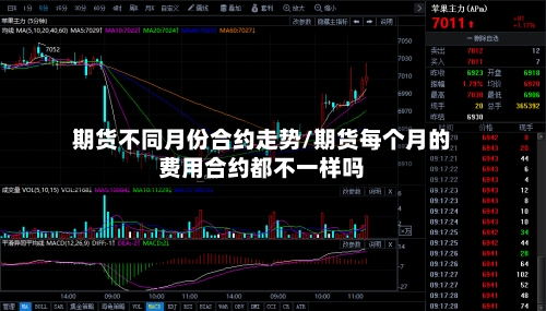 期货不同月份合约走势/期货每个月的费用合约都不一样吗