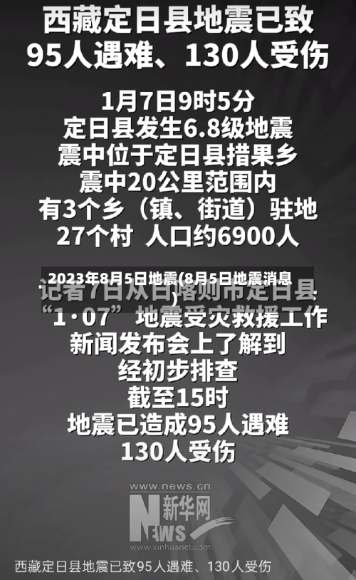 2023年8月5日地震(8月5日地震消息)-第2张图片