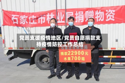 党员支援疫情地区/党员自愿捐款支持疫情防控工作总结-第2张图片