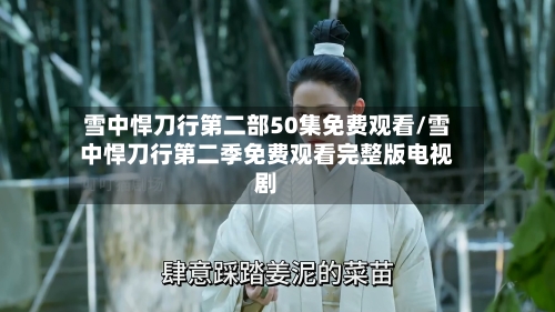 雪中悍刀行第二部50集免费观看/雪中悍刀行第二季免费观看完整版电视剧-第2张图片