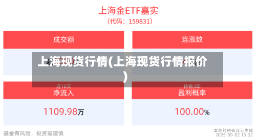 上海现货行情(上海现货行情报价)-第2张图片